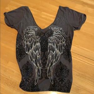 Angel Wing “Tie Back” Top